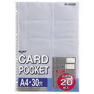リヒトラブ カードポケット20P G49050