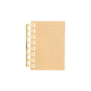 リヒトラブ オープンリングノート ミニ オレンジ リーフ30枚 N2719-4