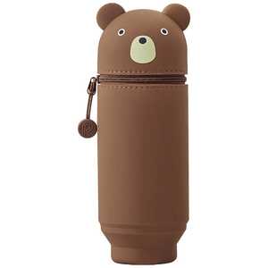 リヒトラブ [ペンケース]SMART FIT PuniLabo スタンドペンケース (BIGサイズ) A77141 クマ