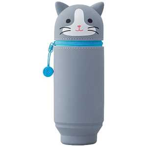 リヒトラブ [ペンケース]SMART FIT PuniLabo スタンドペンケース (BIGサイズ) A77144 ハチワレネコ