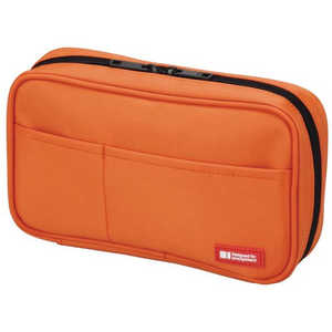 リヒトラブ ペンケース[ブックタイプ](橙) A-7551-4