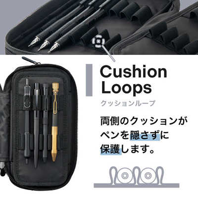 リヒトラブ スプレッド ダブル ペンケース XCOA［エクスコア