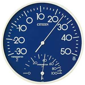 リズム時計 温湿度計 TM108-4 9CZ056-004(青) 9CZ056004TM108(アオ