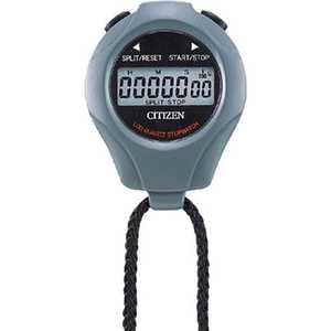 リズム時計 CITIZEN ストップウォッチ グレー 8RDA04008