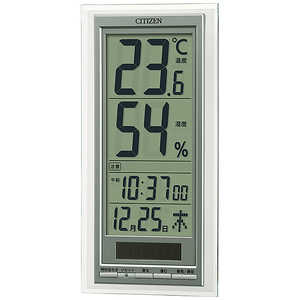 リズム時計 掛置兼用温湿度計｢ライフナビD204A｣ 8RD204-A19