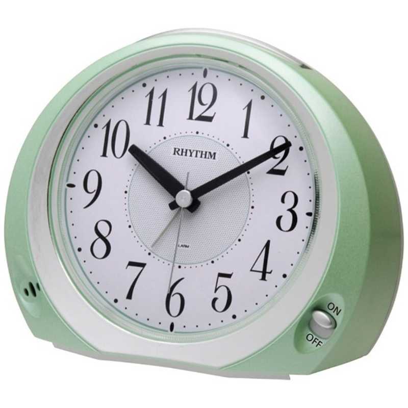 リズム時計 リズム時計 目覚まし時計 ｢フェイス28｣ 8REA28SR05 (緑メタリック) 8REA28SR05 (緑メタリック)