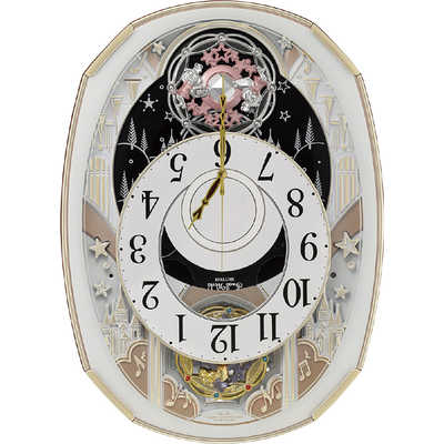 スモールワールドノエルS 4MN551RH03 （□リズム株式会社 壁掛け 電波