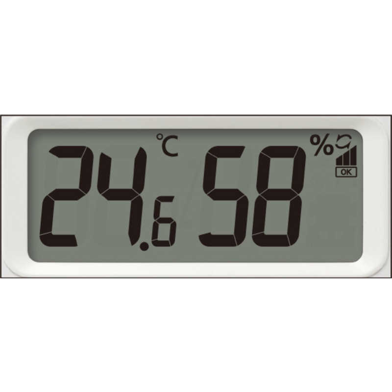 リズム時計 リズム時計 RHYTHM 温度･湿度計付電波掛け時計 ｢フィットウェーブリブA02｣ 8FYA02SR06 8FYA02SR06