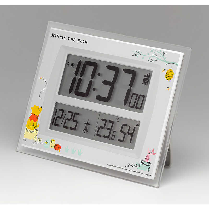リズム時計 リズム時計 掛置兼用デジタル時計 くまのプーさん 8RZ206MC03 8RZ206MC03