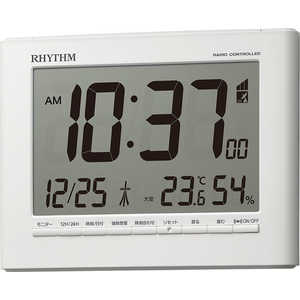リズム時計 RHYTHM 掛置兼用 電波デジタル時計 フィットウェーブD203  8RZ203SR03
