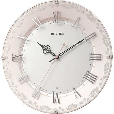 【新品未使用】RHYTHM 電波掛け時計 アラカルト538 8MY538SR13 RHYTHM リズム RHYTHM 電波掛け時計 ｢アラカルト538｣ 8MY538SR13
