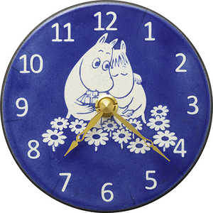 リズム時計 掛置兼用時計 ｢ムーミンとスノークのおじょうさん/Pottery Clock｣ ZC970MT04
