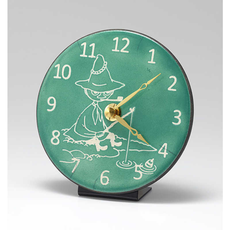 リズム時計 リズム時計 掛置兼用時計 ｢スナフキン/Pottery Clock｣ ZC969MT05 ZC969MT05