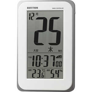 RHYTHM リズム デジタル電波目覚まし時計 「フィットウェーブカレンダーD139」 【フィットウェーブカレンダーD139】 白 8RZ139SR03 RHYTHM リズム デジタル電波目覚まし時計 「フィットウェーブカレンダーD139」 【フィットウェーブカレンダーD139】 白 8RZ139SR03