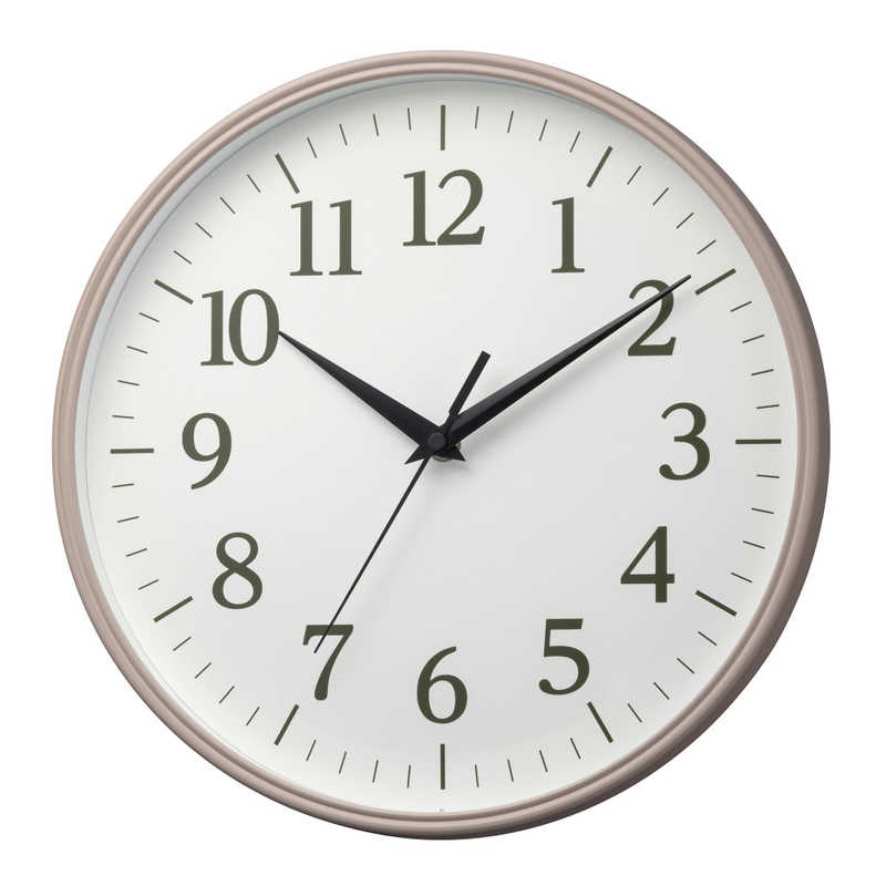 リズム時計 リズム時計 多様なインテリアに取り入れやすい グレイッシュカラーの掛時計 ピンク 8MGA42ND13 8MGA42ND13