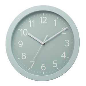 リズム時計 多様なインテリアに取り入れやすい グレイッシュカラーの掛時計 シルバー 8MGA43ND04