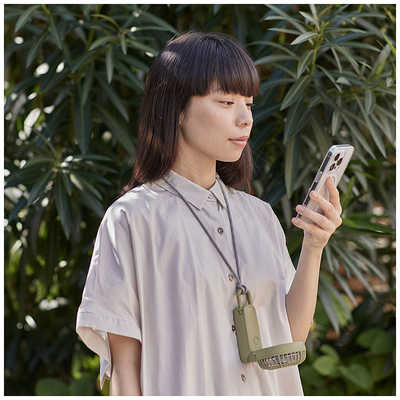 RHYTHM リズム Silky Wind Mobile 3.2 モバイルハンディファン 3WAY