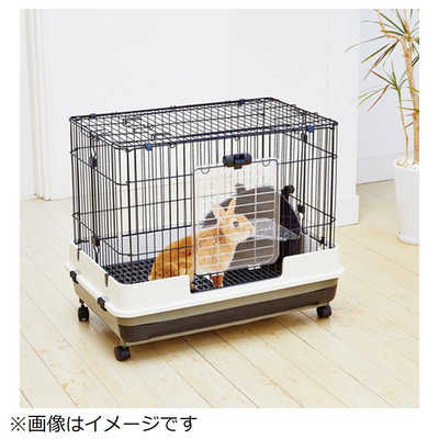 ペティオ アドメイトラパン 掃除のしやすい広々ケージ ノワール ペティオ ラパン 掃除のしやすい広々ケージ ノワール の通販