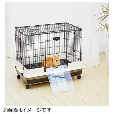 ペティオ アドメイトラパン 掃除のしやすい広々ケージ ノワール ペティオ ラパン 掃除のしやすい広々ケージ ノワール の通販