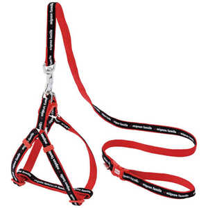 ペティオ WAデニムスタイルハーネス&リード S ブラック 