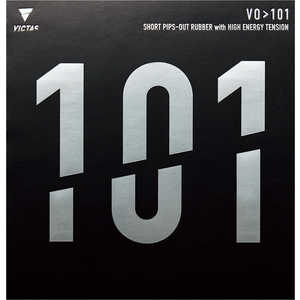 VICTAS 表ソフトラバー VO＞101 MAX ［表ソフト /変化］ レッド 020202