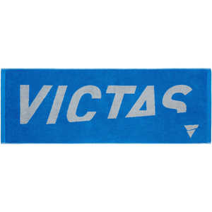 VICTAS 卓球 スポーツタオル (W110×H40cm) ブルー 044523