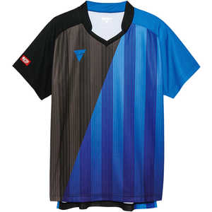 VICTAS 卓球用ゲームシャツ 男女兼用 ユニセックス (XSサイズ) ブルー 031466