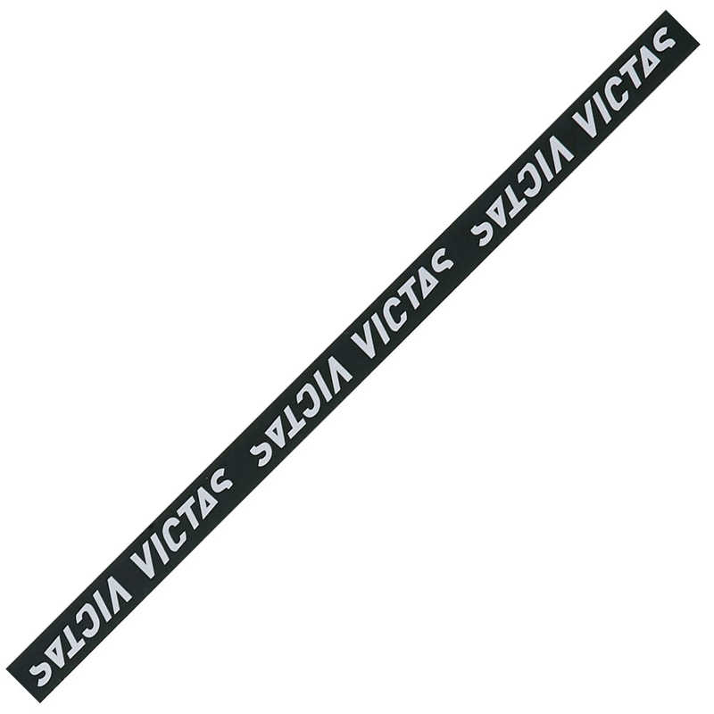 VICTAS VICTAS 卓球 サイドテープ LOGO ロゴ(10mm幅×長さ50cm/ブラック×シルバー) ブラック/シルバー 044155 044155
