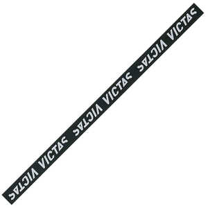 VICTAS 卓球 サイドテープ LOGO ロゴ(10mm幅×長さ50cm/ブラック×シルバー) ブラック/シルバー 044155