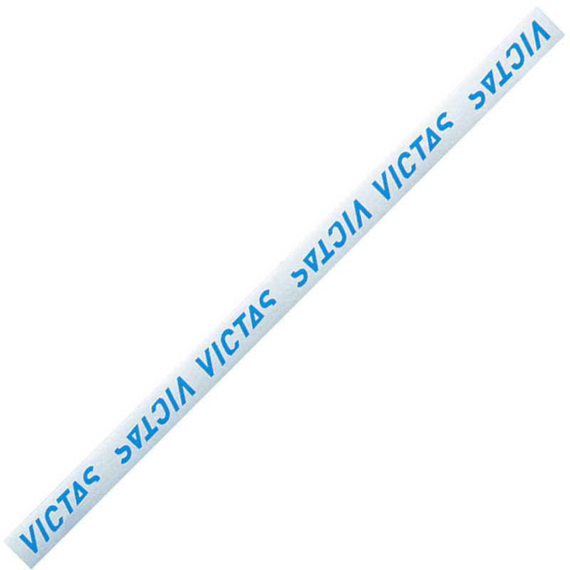 VICTAS VICTAS 卓球 サイドテープ LOGO ロゴ(10mm幅×長さ50cm/シルバー×ブルー) シルバー/ブルー 044155 044155