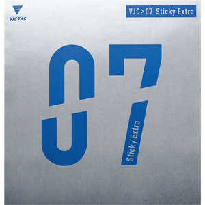 VICTAS 裏ソフトラバー VJC＞07 Sticky Extra スティッキーエキストラ 2.0mm ［裏ソフト /粘着］ レッド 020741