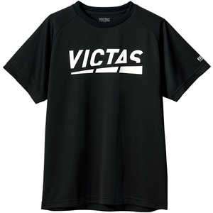 VICTAS 男女兼用 ユニセックス プレイ ロゴ ティー PLAY LOGO TEE(150サイズ/) ブラック 632101