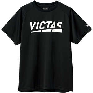 VICTAS 男女兼用 ユニセックス プレイ ロゴ ティー PLAY LOGO TEE(XSサイズ/) ブラック 632101 VICTAS 男女兼用 ユニセックス プレイ ロゴ ティー PLAY LOGO TEE(XSサイズ/) ブラック 632101