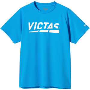 VICTAS 男女兼用 ユニセックス プレイ ロゴ ティー PLAY LOGO TEE(130サイズ/) ターコイズ 632101