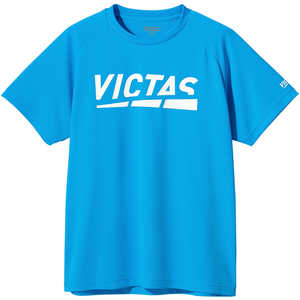 VICTAS 男女兼用 ユニセックス プレイ ロゴ ティー PLAY LOGO TEE(140サイズ/) ターコイズ 632101 VICTAS 男女兼用 ユニセックス プレイ ロゴ ティー PLAY LOGO TEE(140サイズ/) ターコイズ 632101