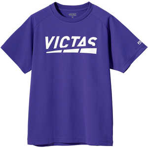 VICTAS 男女兼用 ユニセックス プレイ ロゴ ティー PLAY LOGO TEE(150サイズ/) バイオレット 632101