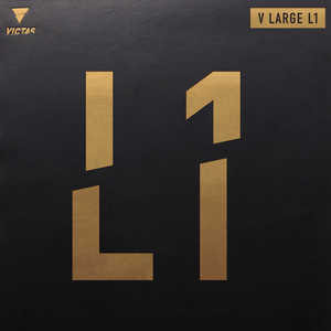 VICTAS ラージ用 表ソフトラバー Vラージ L1 1.5mm ［表ソフト /変化］ レッド 215000