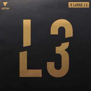 VICTAS ラージ用 表ソフトラバー Vラージ L3 2.0mm ［表ソフト /テンション］ レッド 215020