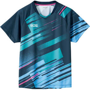 VICTAS 男女兼用 ユニセックス エナジーゲームシャツ(ENERGY GS)(Lサイズ/) ネイビー 612202