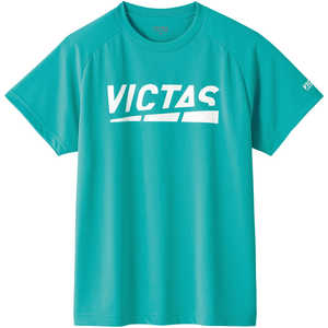 VICTAS 男女兼用 ユニセックス プレイ ロゴ ティー PLAY LOGO TEE(3XLサイズ/) グリーン 632101 VICTAS 男女兼用 ユニセックス プレイ ロゴ ティー PLAY LOGO TEE(3XLサイズ/) グリーン 632101