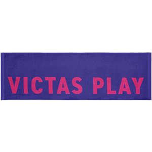 VICTAS 卓球 スポーツタオル バイカラーテキストロゴ スポーツタオル(W110×H34cm/) バイオレット 692201