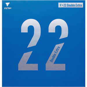 VICTAS 裏ソフトラバー V＞22 Double Extra ダブル エキストラ 2.0mm ［裏ソフト /テンション］ レッド 200070