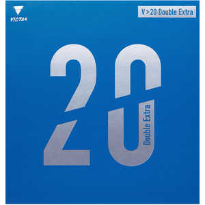 VICTAS 裏ソフトラバー V＞20 Double Extra ダブル エキストラ MAX ［裏ソフト /テンション］ ブラック 200080