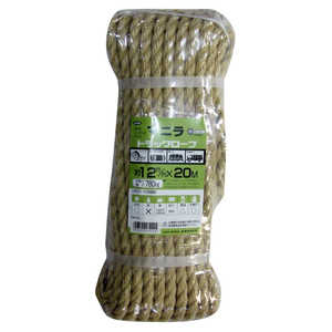 ユタカメイク マニラトラックロープ シュリンクパック 12mm×20M マニラトラックロープシュリンクパッ ユタカメイク マニラトラックロープ シュリンクパック 12mm×20M マニラトラックロープシュリンクパッ