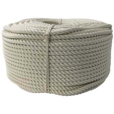 ユタカ ロープ 綿ロープ巻物 12φ×200m C12-200 C12200 ユタカメイク ユタカ ロープ 綿ロープ巻物 12φ×200m C12-200 の通販