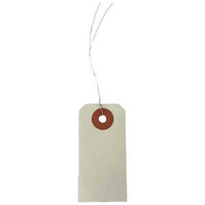 ユタカメイク 針金付カラー荷札 豆1000枚 銀ねず 30mm×60mm 99NFM10