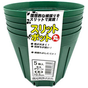 渡辺泰 スリットポット5個入 丸 10.5cm スリットポット5コイリマル 渡辺泰 スリットポット5個入 丸 10.5cm スリットポット5コイリマル