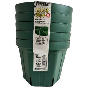 渡辺泰 スリットポット5個入 丸 15.0cm スリットポット5コイリマル 渡辺泰 スリットポット5個入 丸 15.0cm スリットポット5コイリマル