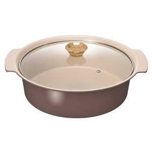和平フレイズ アルモンデ IH卓上鍋30cm ブラウン RB-3310