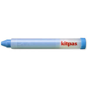 日本理化学工業 固形マーカー(ホルダー入) 水色 KPLB 日本理化学工業 固形マーカー(ホルダー入) 水色 KPLB